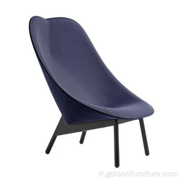 Chaise de loisirs moderne chaise de salon tissu tissu